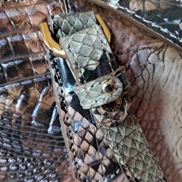 Brahmin Ashlee Medium Leather Tote Bag in Diamondback Ombre Melbourne - Picture 10 of 14